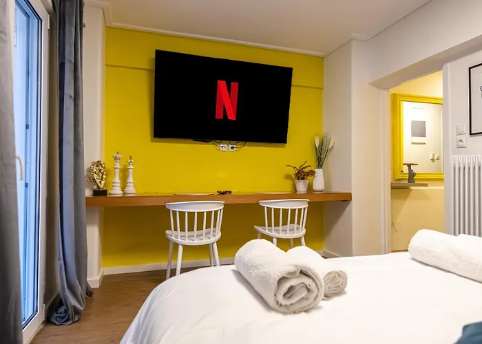 Koukaki Studio Close To Acropolis 100Mbps